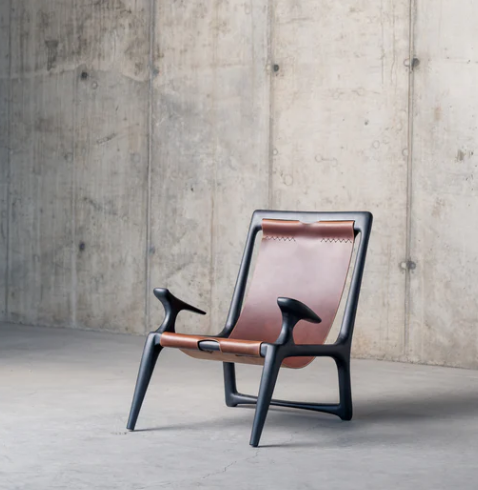 Soft Scandinavian Butterfly Lounge Chair with Upholstered Design