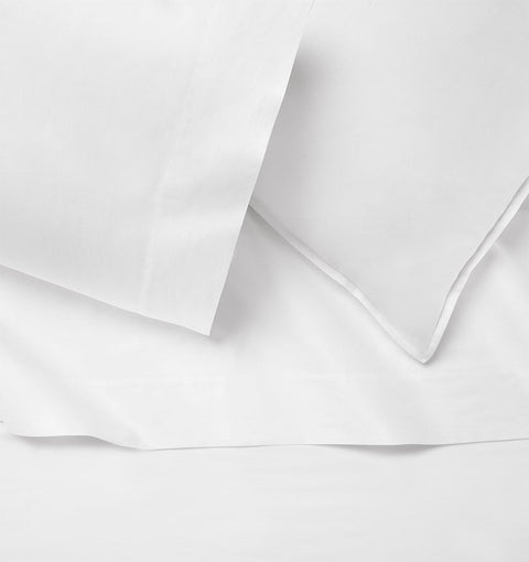 Contemporary Quiet Luxury Solid Cotton Flat Sheet