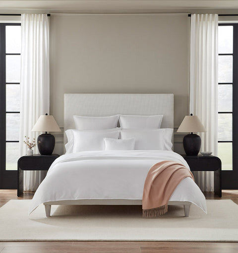 Contemporary Quiet Luxury Solid Cotton Flat Sheet