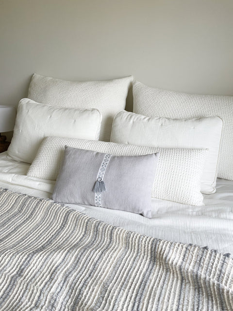 Monochromatic Minimalist Lumbar Pillow Cover