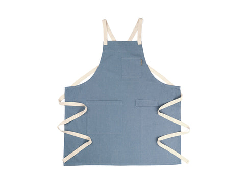 Bib Apron with Crossback and Deep Pockets Apron