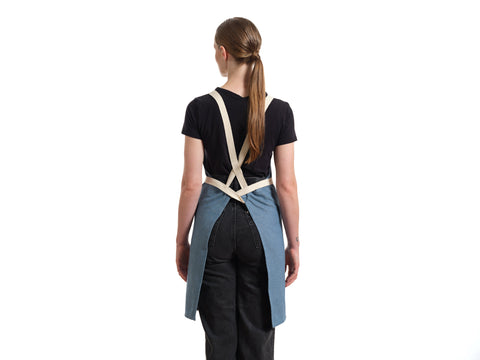 Bib Apron with Crossback and Deep Pockets Apron