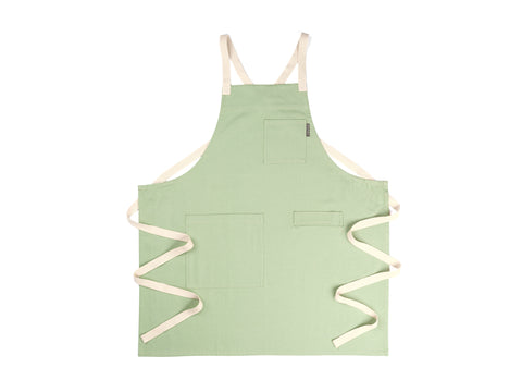 Bib Apron with Crossback and Deep Pockets Apron