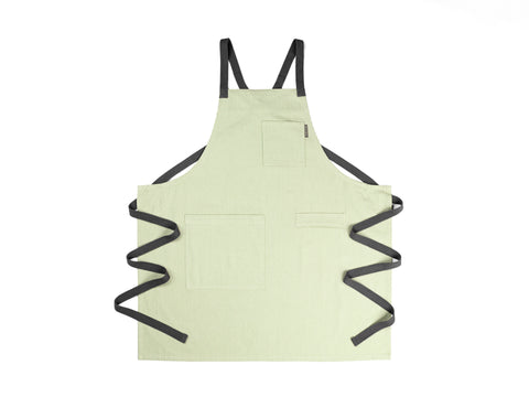 Pinafore Stripe Adjustable Crossback Apron
