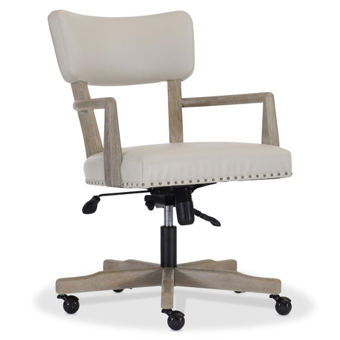 Albion Timeless Minimalist Parsons Chair with Nailhead for Office
