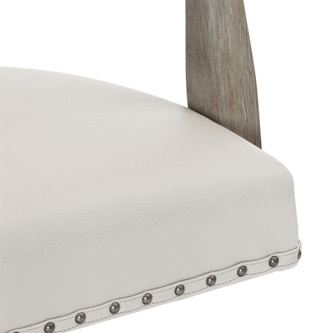 Albion Timeless Minimalist Parsons Chair with Nailhead for Office