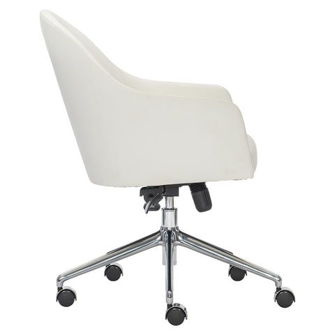 Timeless Minimalist Modern Barrel Office Chair with Adjustable Features