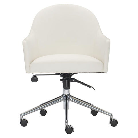 Timeless Minimalist Modern Barrel Office Chair with Adjustable Features