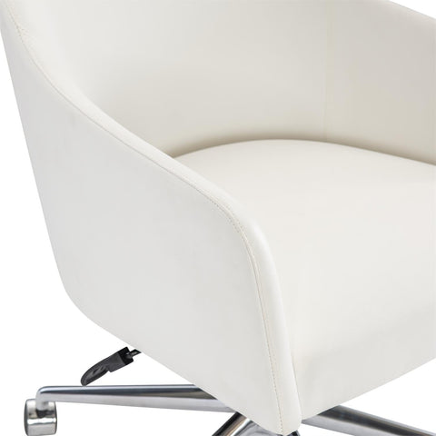Timeless Minimalist Modern Barrel Office Chair with Adjustable Features
