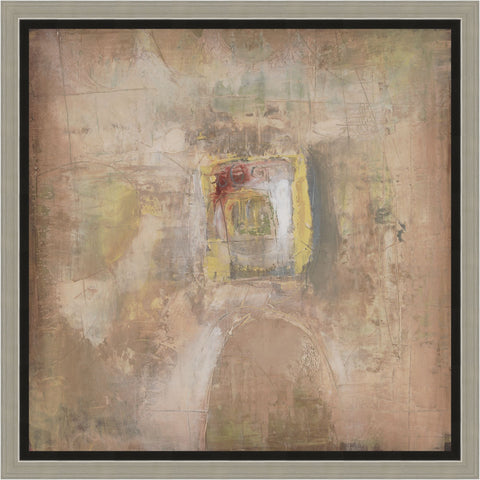 I See Home 1 Abstract Square Painting with Matte Finish Wall Art