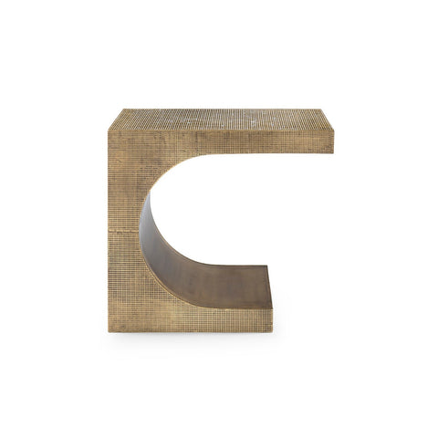 Villa & House Dali Timeless Minimalist Curved Freeform C Table Accent Table - 22 W