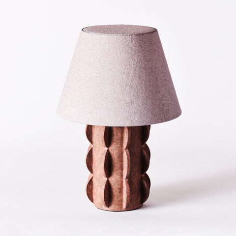 Arcissimo Ambient Handcrafted Conical Arc Organic Table Lamp