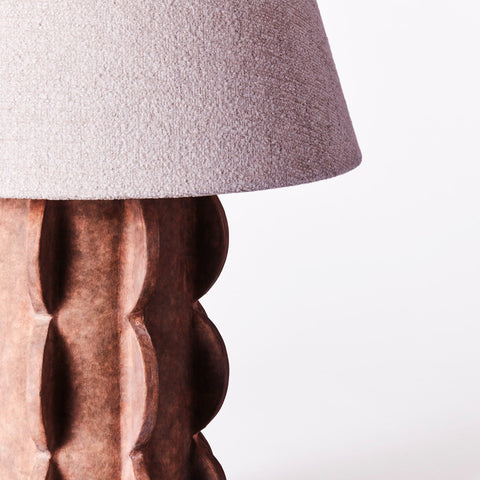 Arcissimo Ambient Handcrafted Conical Arc Organic Table Lamp