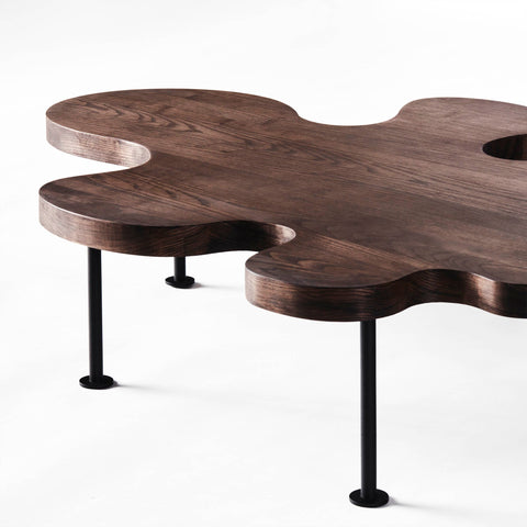 Devon Timeless Minimalist Organic Freeform Coffee Table