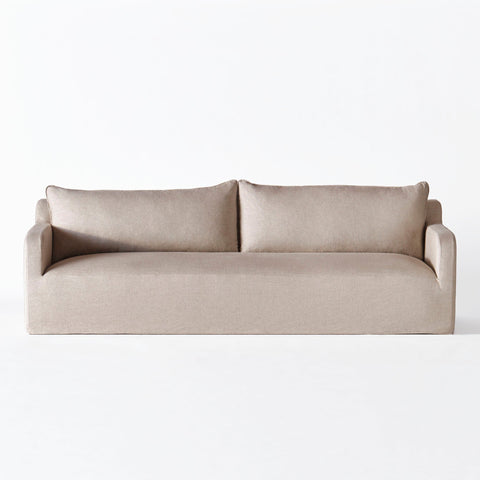 Dolores Timeless Minimalist Curved Armrests Standard Sofa