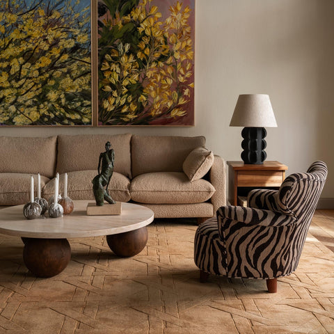 Contemporary Arc Conical Table Lamp