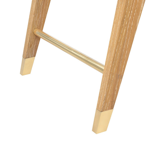 Timeless Minimalist Modern Oak Accent Stool