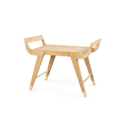 Timeless Minimalist Modern Oak Accent Stool