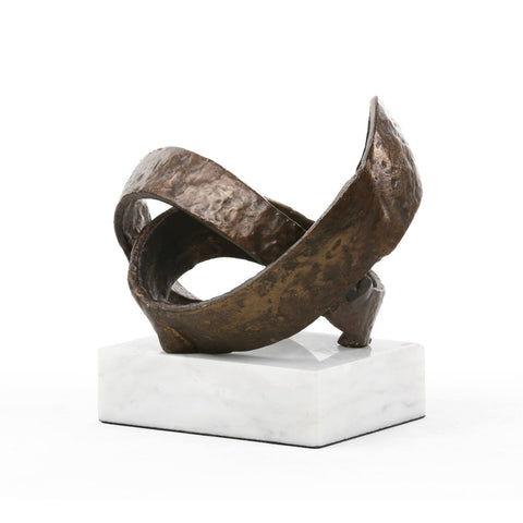 Decorating Essentials Modernist Handcrafted Asymmetrical Sculpture