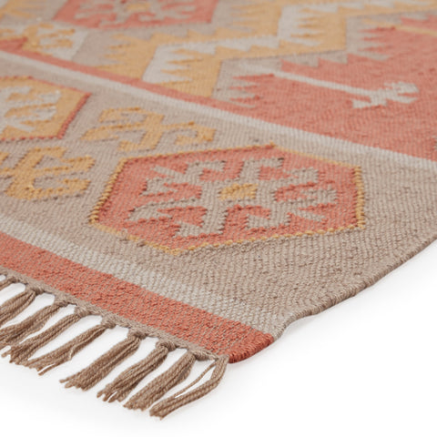 Bohemian Global Eclecticist Geometric Area Rug with Fringe - Rectangle