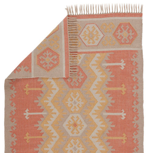 Bohemian Global Eclecticist Geometric Area Rug with Fringe - Rectangle
