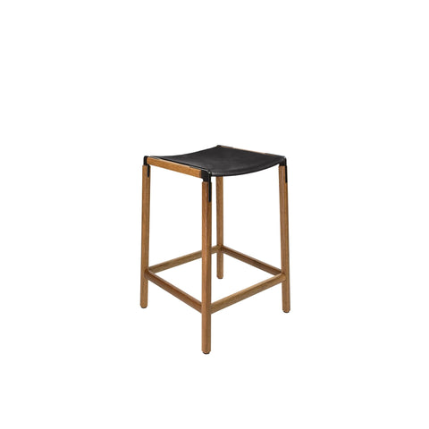 De Haro Timeless Minimalist Oak Counter Stool