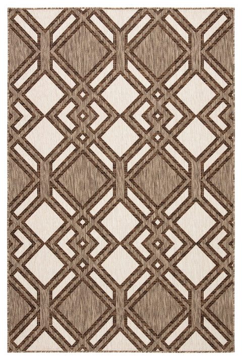 Textured Geometric Area Rug for Contemporary Spaces - Rectangle
