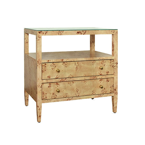 Space Saving Contemporary Rectangle Nightstand