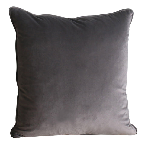 Dovetail Furniture Monochromatic Velvet Accent Pillow for Contemporary Quiet Luxury - 20 x 20