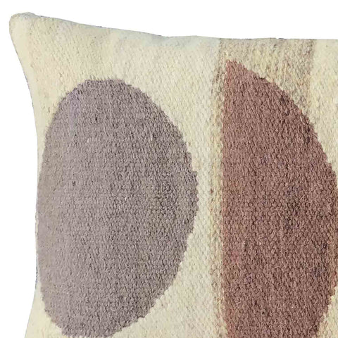 Expressive Renter Bohemian Handwoven Graphic Lumbar Pillow