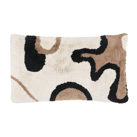 Contemporary Graphic Rectangle Accent Throw Pillow