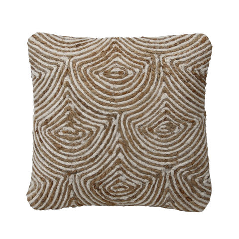 Artful Traditionalist Bohemian Handwoven Accent Throw Pillow