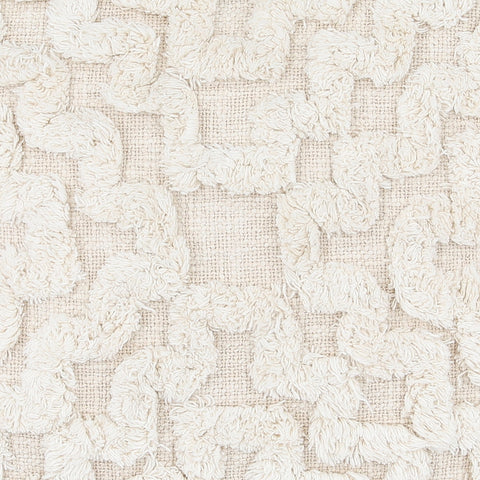 Monochromatic Bohemian Accent Throw Pillow