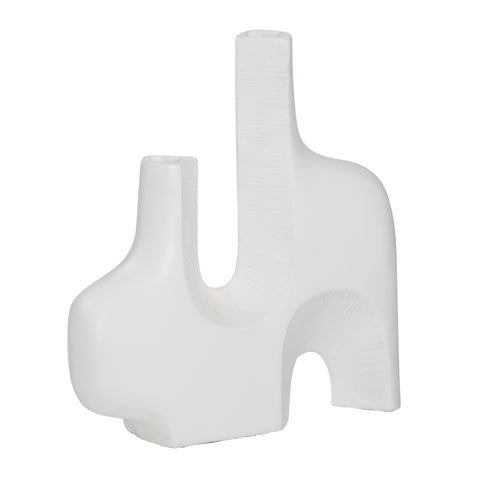 Claudio Vase Lightweight Concrete - White