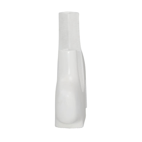 Claudio Vase Lightweight Concrete - White