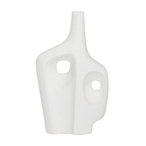 Misael Vase Lightweight Concrete - White