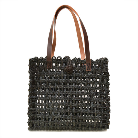 Casual Handmade Geometric Basket Bag