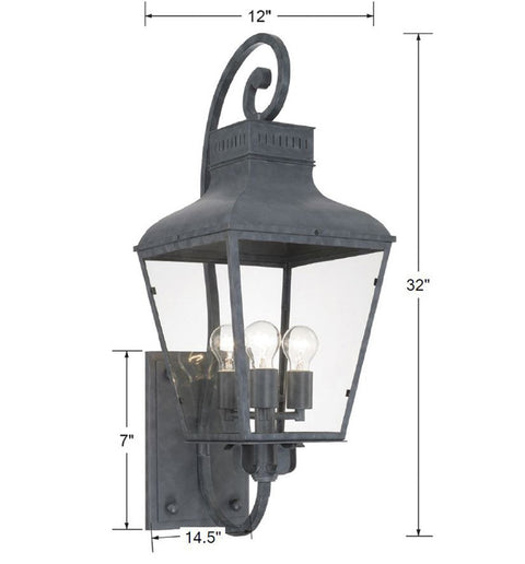 Dumont Ambient Lantern Traditional Post Light