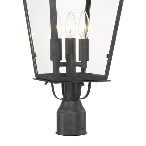Dumont Ambient Traditional Lantern Post Light Outdoor Lighting