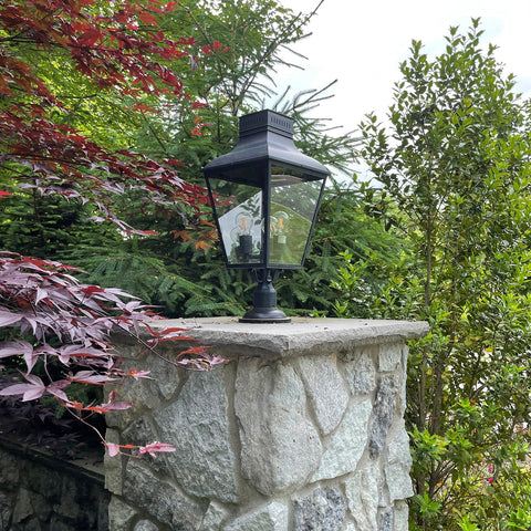 Dumont Ambient Traditional Lantern Post Light Outdoor Lighting