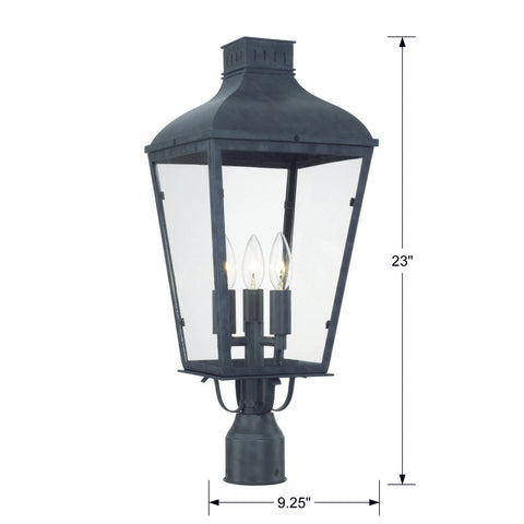 Dumont Ambient Traditional Lantern Post Light Outdoor Lighting