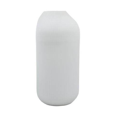 Caleb Glass Vase - White