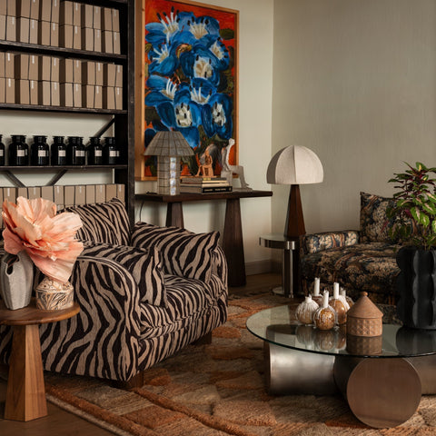 Accent Bowl Mid Century Table Lamp