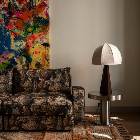 Accent Bowl Mid Century Table Lamp