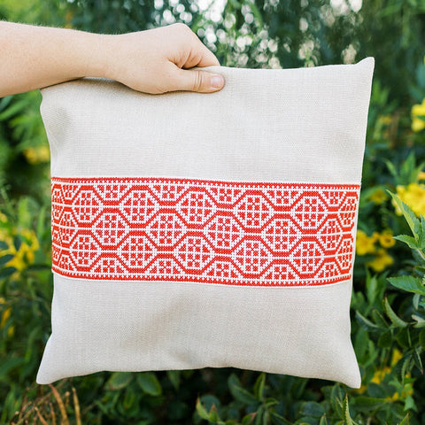Artful Traditionalist Embroidery Bohemian Pillow Cover