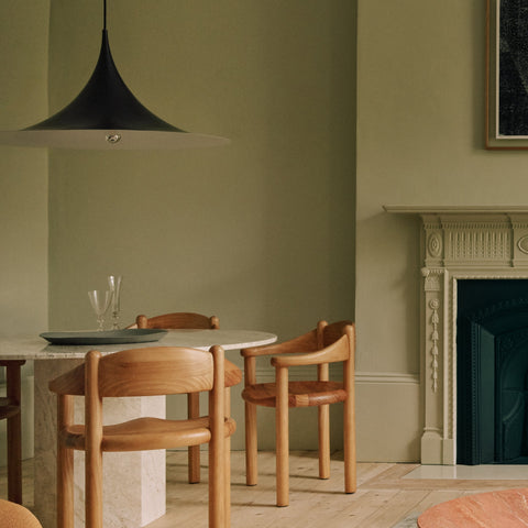 Artful Traditionalist Mid Century Ergonomic Armchair