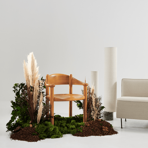 Artful Traditionalist Mid Century Ergonomic Armchair