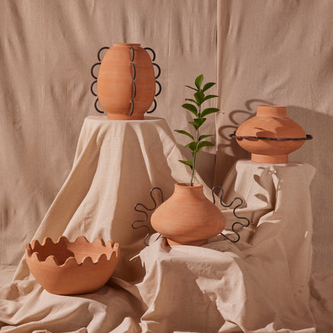 Everyday Organic Handmade Natural Terracotta Fruit Bowl