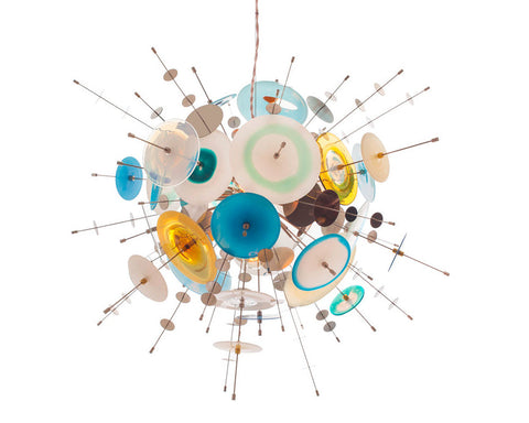 Designer Collaboration Confetti Sputnik Chandelier Ceiling Light