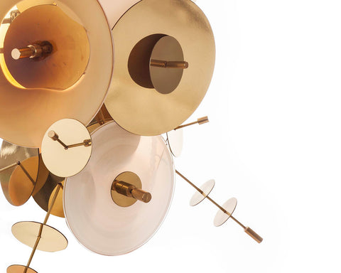 Confetti Contemporary Handcrafted Accent Sconce Wall Light